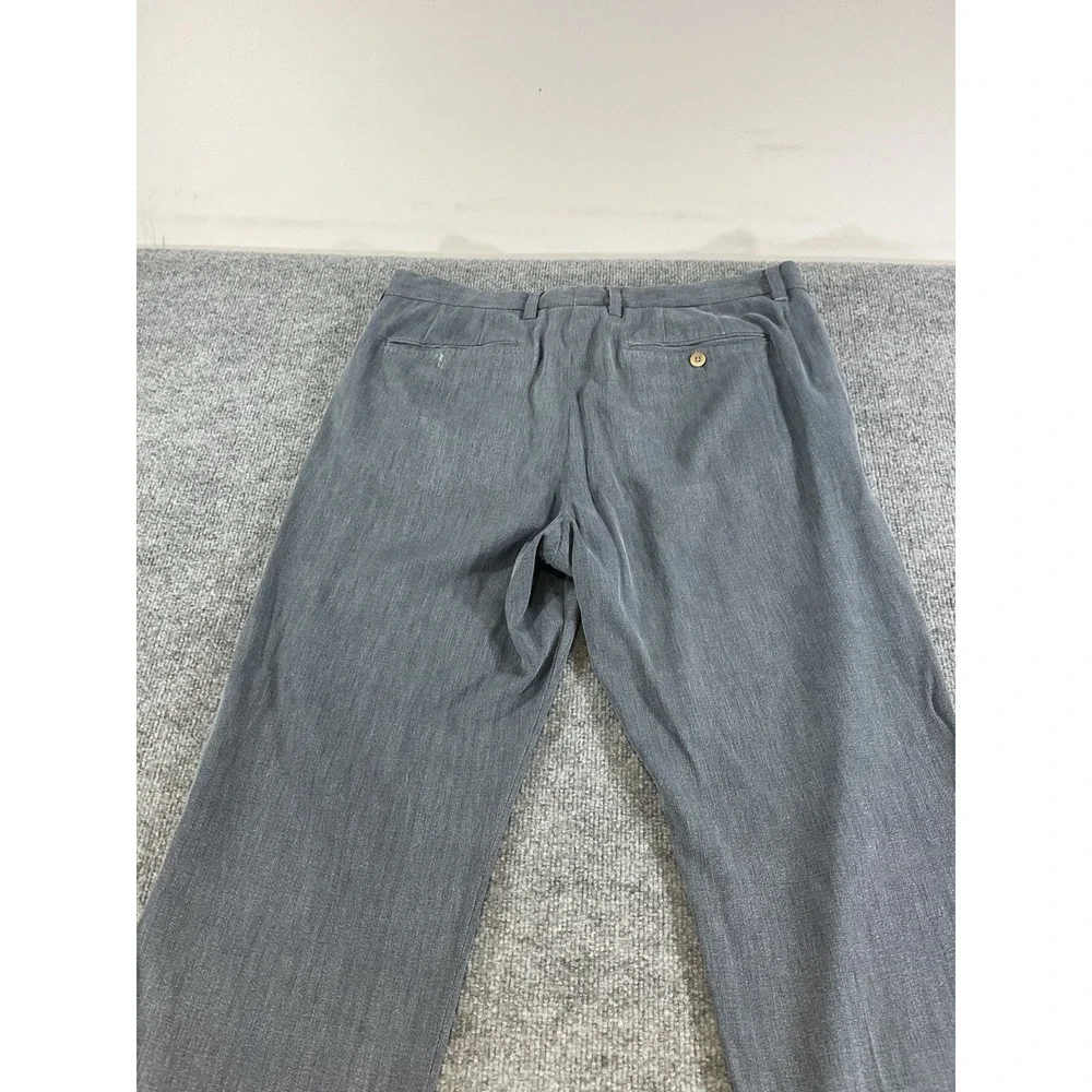 Tommy Bahama Pleated Dress Pants Men's 34x30 Gray Casual Business Trousers